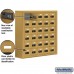 Salsbury Cell Phone Storage Locker - 6 Door High Unit (8 Inch Deep Compartments) - 30 A Doors - Gold - Surface Mounted - Resettable Combination Locks